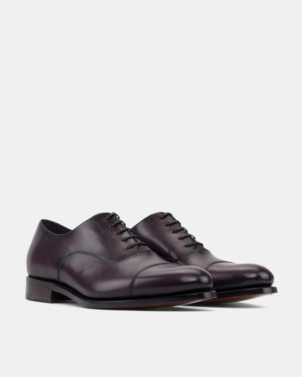[SALE] - Ashford Oxblood Cap Toe Oxford with Half-Rubber Soles - 675