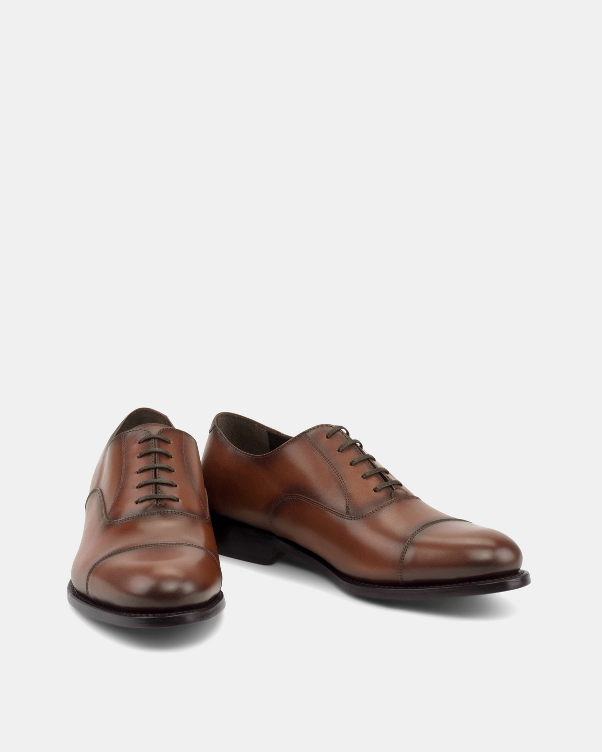 [SALE] - Ashford Cognac Cap Toe Oxford - 675