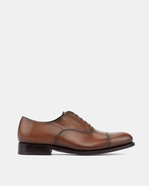 Ashford Cognac Cap Toe Oxford with Half-Rubber Soles - 675