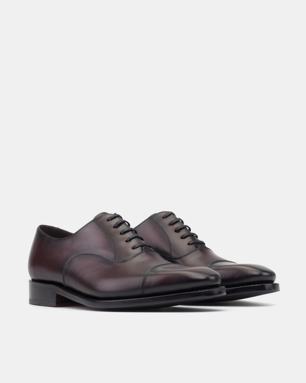 [SALE] - Ashford Oxblood Cap Toe Oxford with Half-Rubber Soles - 722