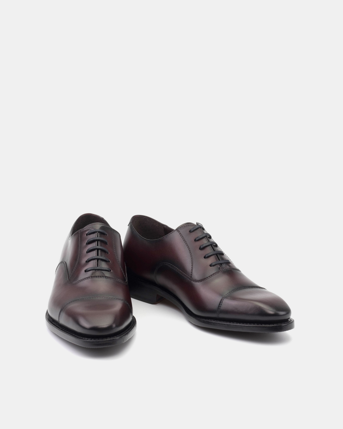 [SALE] - Ashford Oxblood Cap Toe Oxford with Half-Rubber Soles - 722