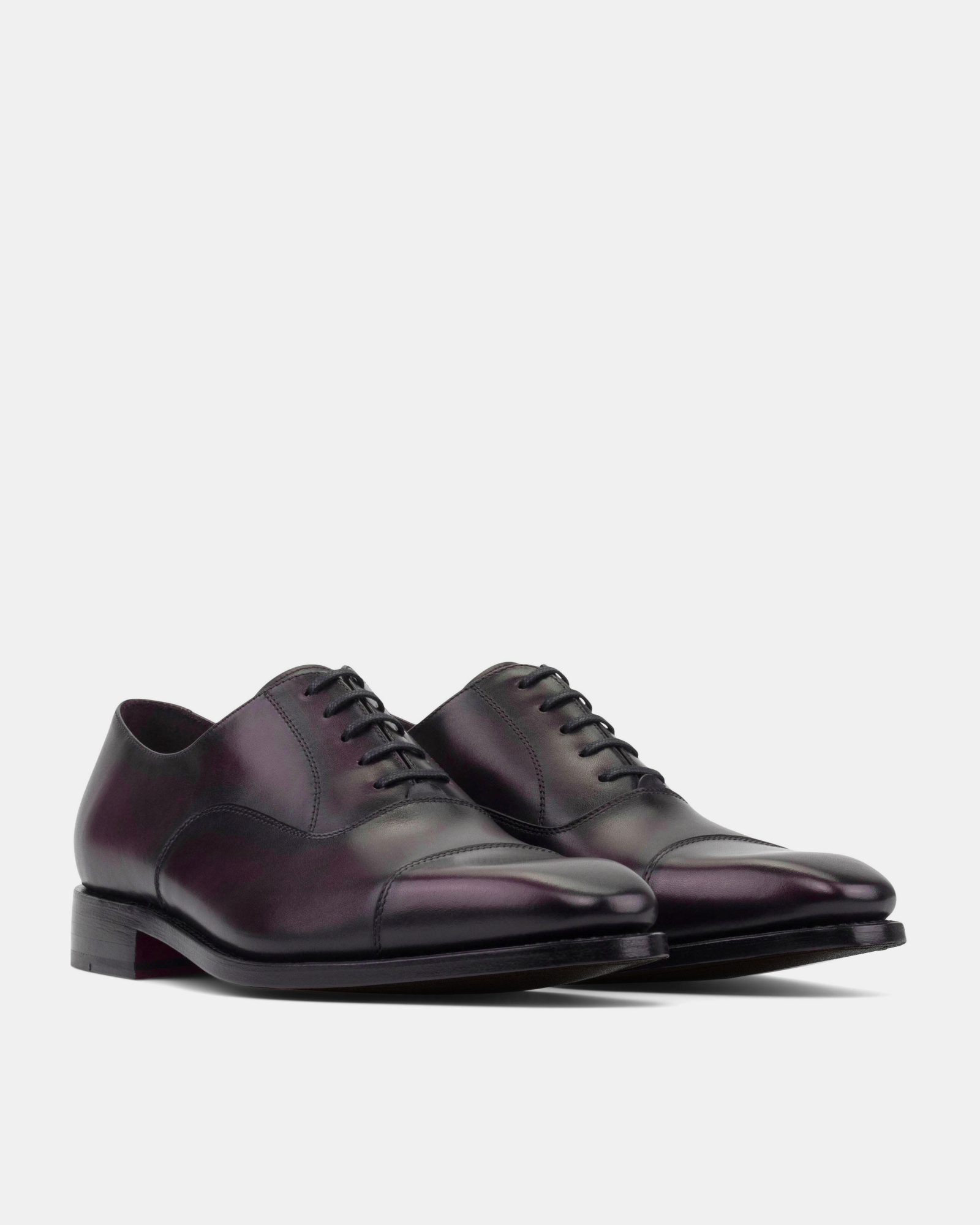 Ashford Oxblood Cap Toe Oxford with Half-Rubber Soles - 722