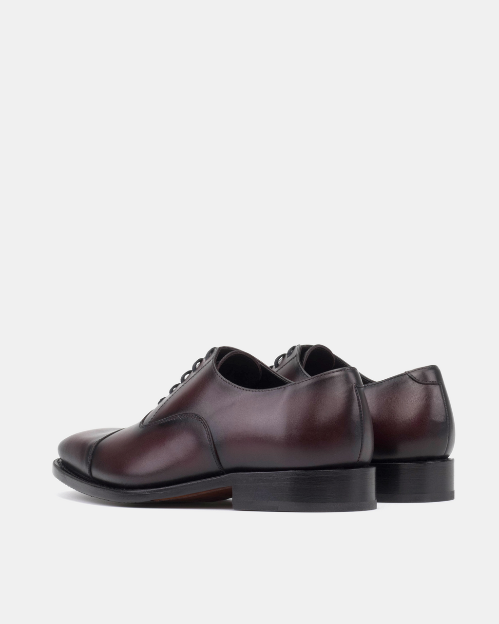 [SALE] - Ashford Oxblood Cap Toe Oxford with Half-Rubber Soles - 722