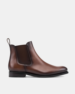 Bennett Chelsea Brown Calf with Half-Rubber Soles - 675