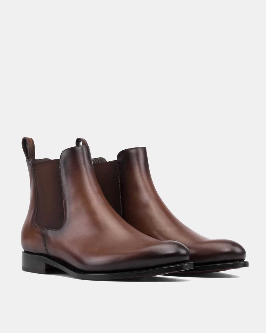 Bennett Chelsea Brown Calf with Half-Rubber Soles - 675