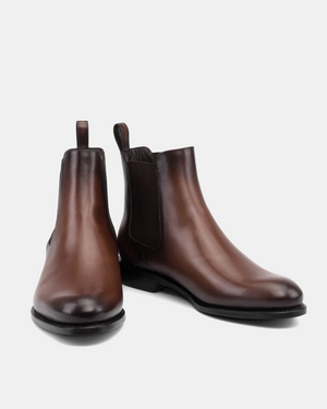 Bennett Chelsea Brown Calf with Half-Rubber Soles - 675