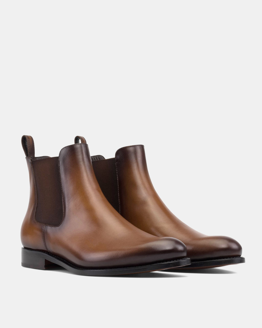 Bennett Tobacco with Half-Rubber Soles - 675
