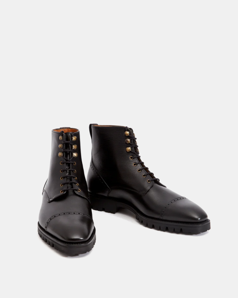 [SALE] - Black Alcazar Cap Toe Boot