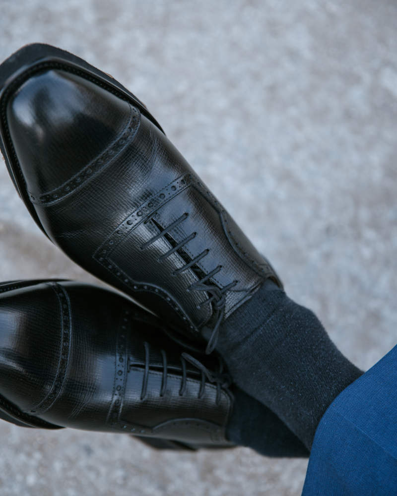 Black Brogue Lightweight Dress Shoe 6 UK 7 UK