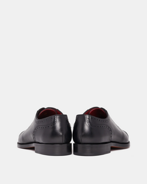 Black Brogue Oxford Dress Shoe