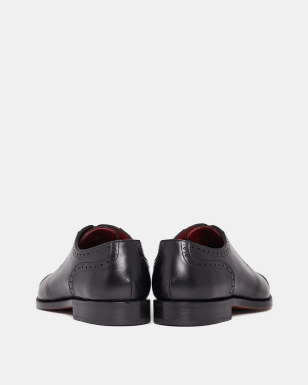 Black Brogue Oxford Dress Shoe - Cobbler Union