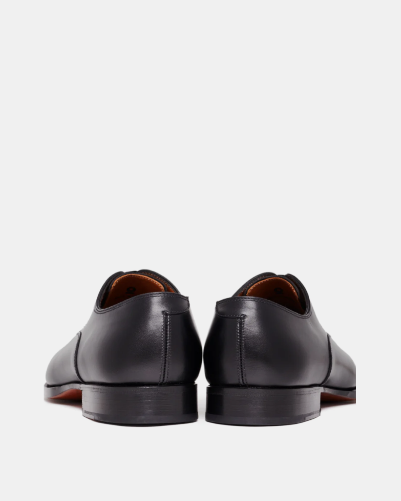 Black Cap Toe Oxford Dress Shoe 8.5 UK / 9.5 US Black Cap Toe Oxford Dress Shoe 8.5 UK / 9.5 US