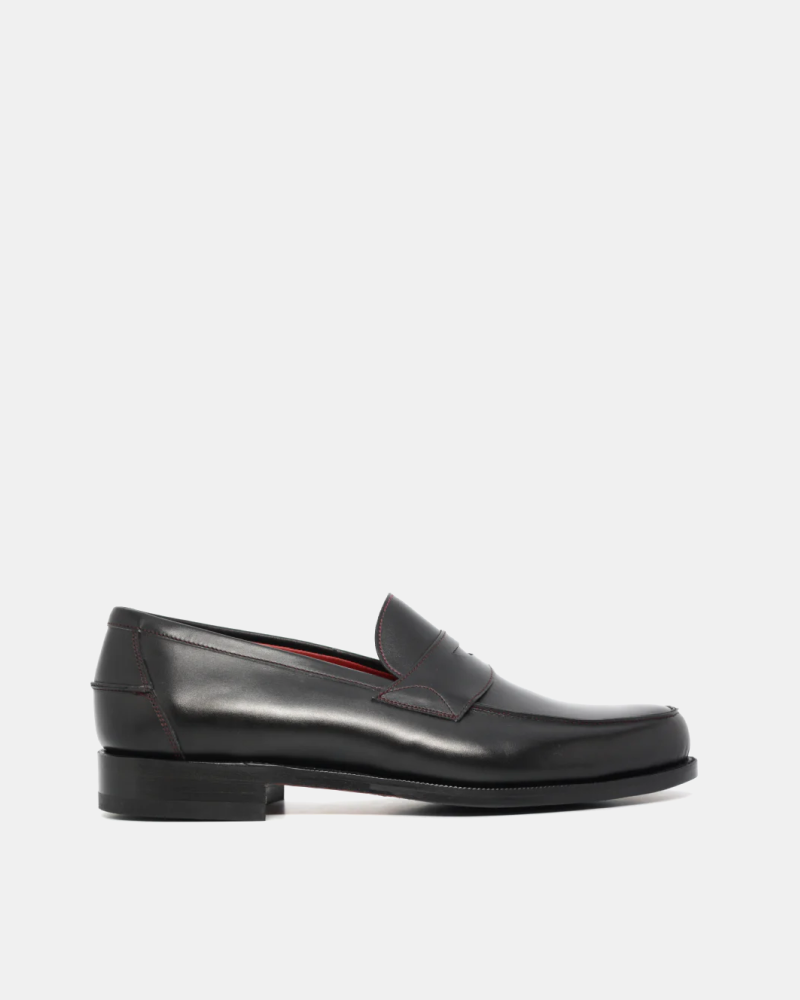 Black Leather Penny Loafer 9.5 UK / 10.5 US Black Leather Penny Loafer 9.5 UK / 10.5 US