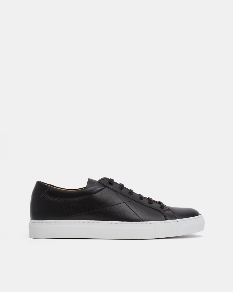 Black Low Top Dress Sneaker 6 UK 7 US
