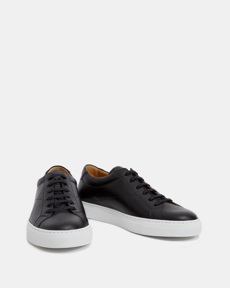 Black Low Top Dress Sneaker - Cobbler Union