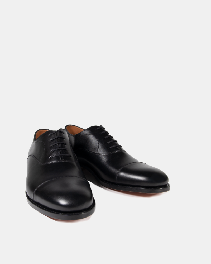 Black Oxford Dress Shoe with Leather Soles Cobbler Union
