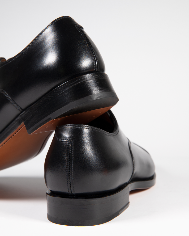 Black Oxford Dress Shoe with Leather Soles Cobbler Union