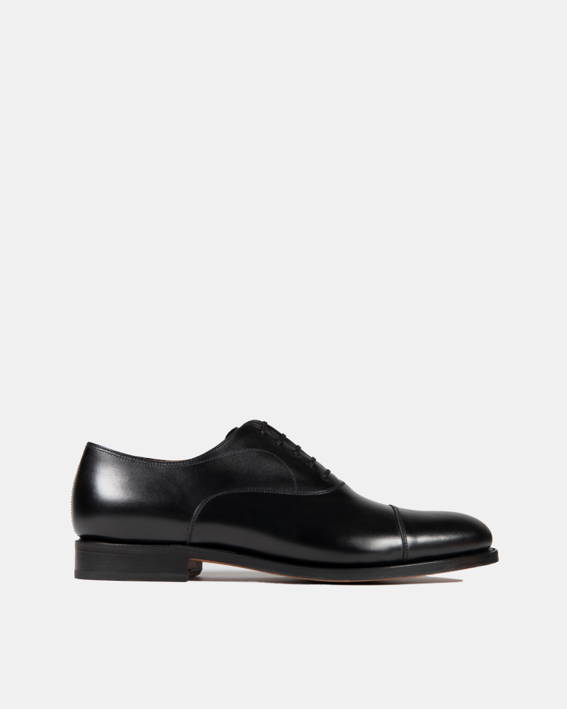 Black Oxford Dress Shoe with Leather Sole - Cobbler Union