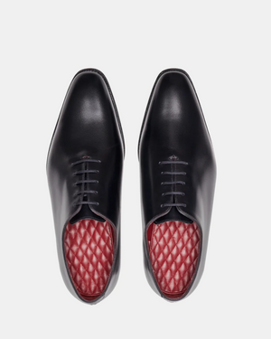 Black Wholecut Oxford Dress Shoe