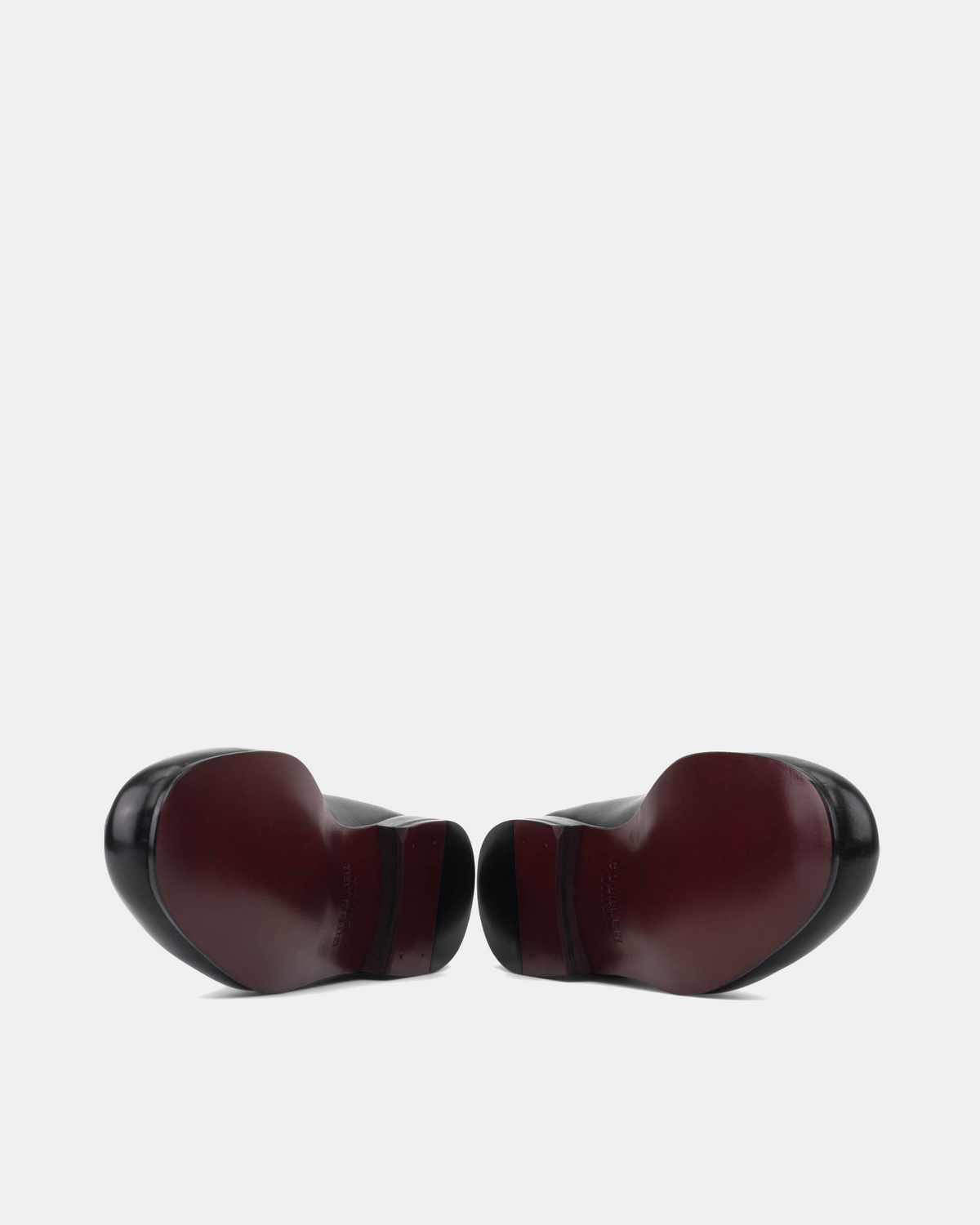 Black Patent Tassel Slippers