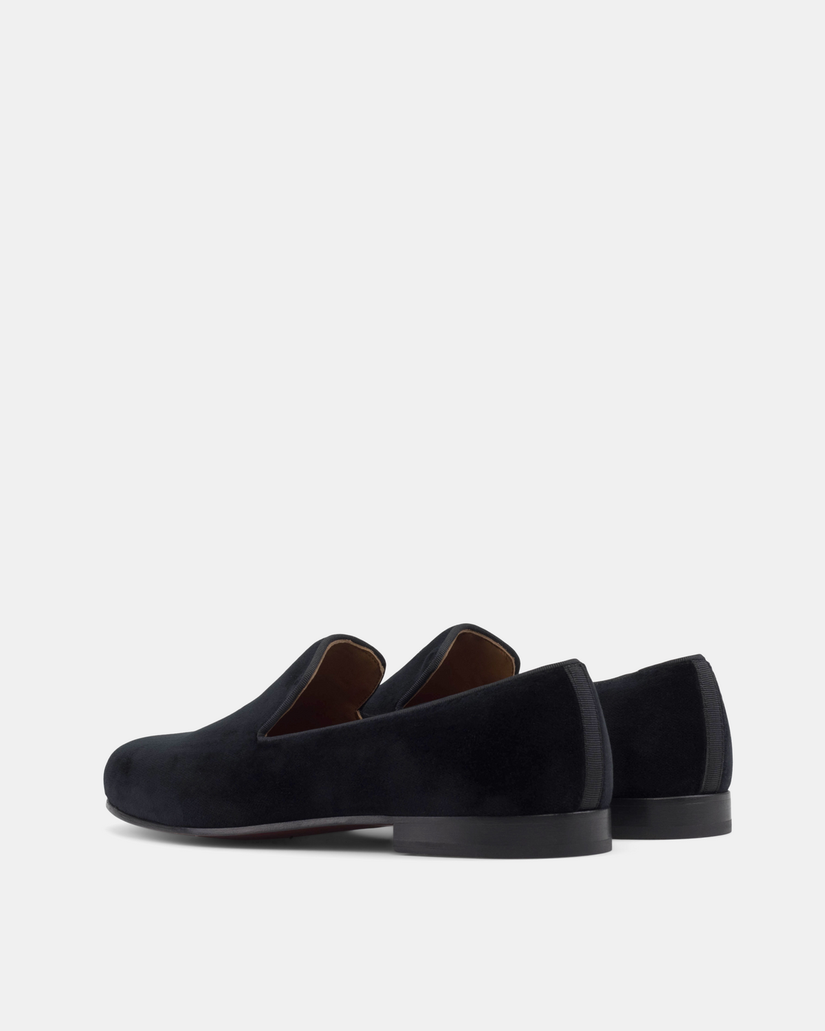 Black Velvet Slippers