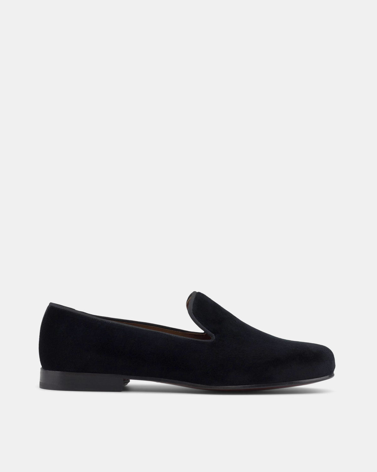 Black Velvet Slippers