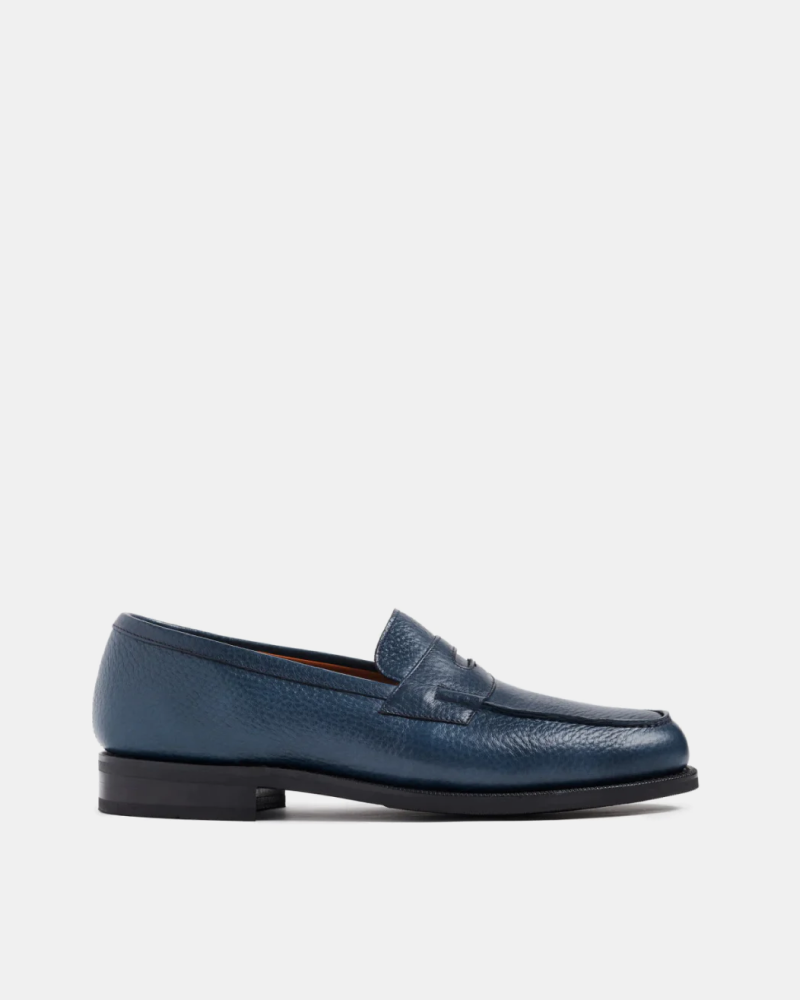 Navy Leather Loafer - Cobbler Union Navy Leather Loafer - Cobbler Union