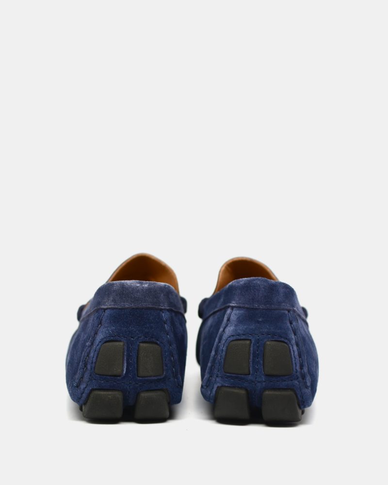 Blue suede 2025 driving shoes