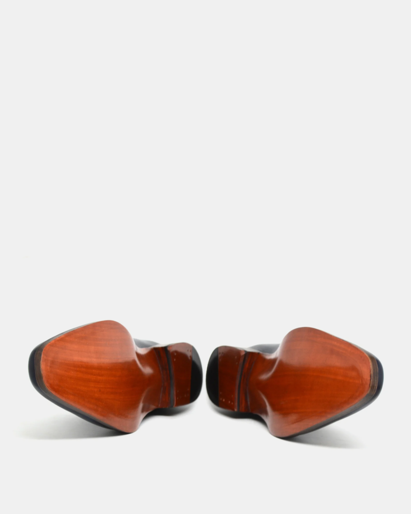 Museum Blue Wholecut Oxford Dress Shoe