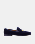 [SALE] - Blue Velvet Slippers Palms