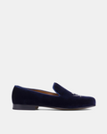 [SALE] - Blue Velvet Slippers Skull