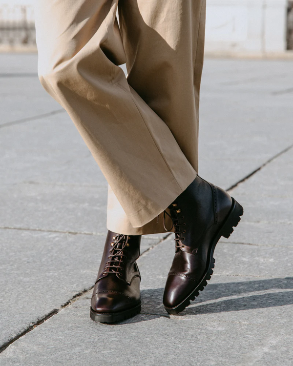 brown dress boots mens Men's Leather Cap Toe | Alcazar infusing the boots with Size:18R Florsheim Tux Cap Toe MOGUS251113
