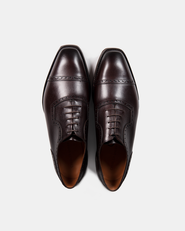 Brown Brogue Lightweight Dress Shoe