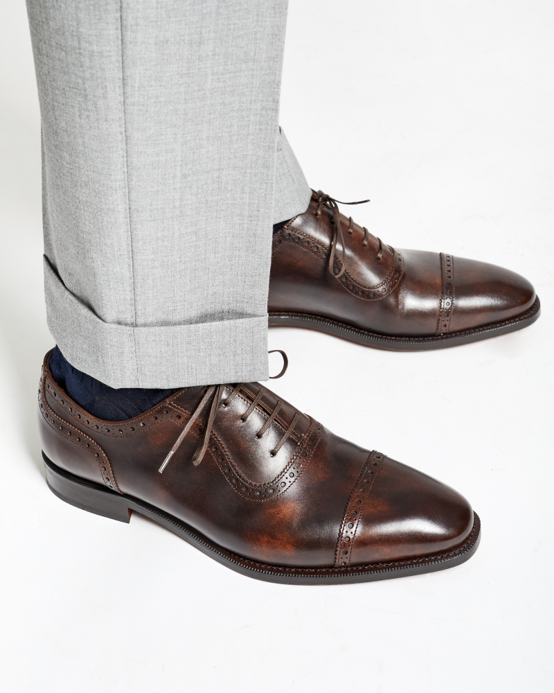 Brown Brogue Oxford Dress Shoe 8.5 UK / 9.5 US Brown Brogue Oxford Dress Shoe 8.5 UK / 9.5 US