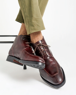 Museum Oxblood Ankle Boot