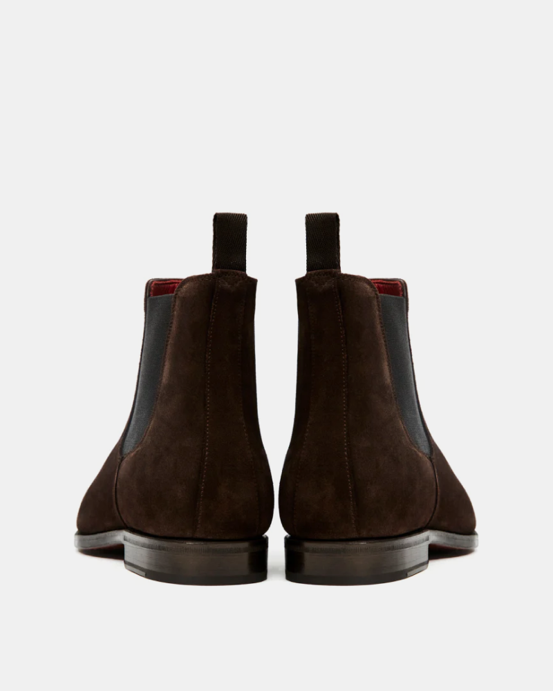 Burgundy suede chelsea boots 2025 mens