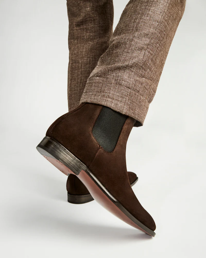 Brown Suede Chelsea Boot - Cobbler