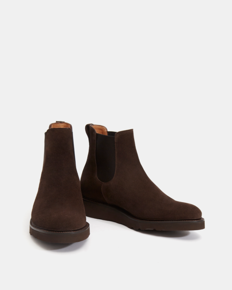 [SALE] - Brown Suede Lightweight Chelsea Boot
