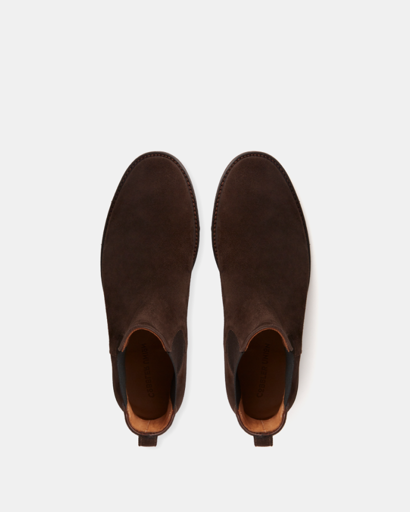[SALE] - Brown Suede Lightweight Chelsea Boot