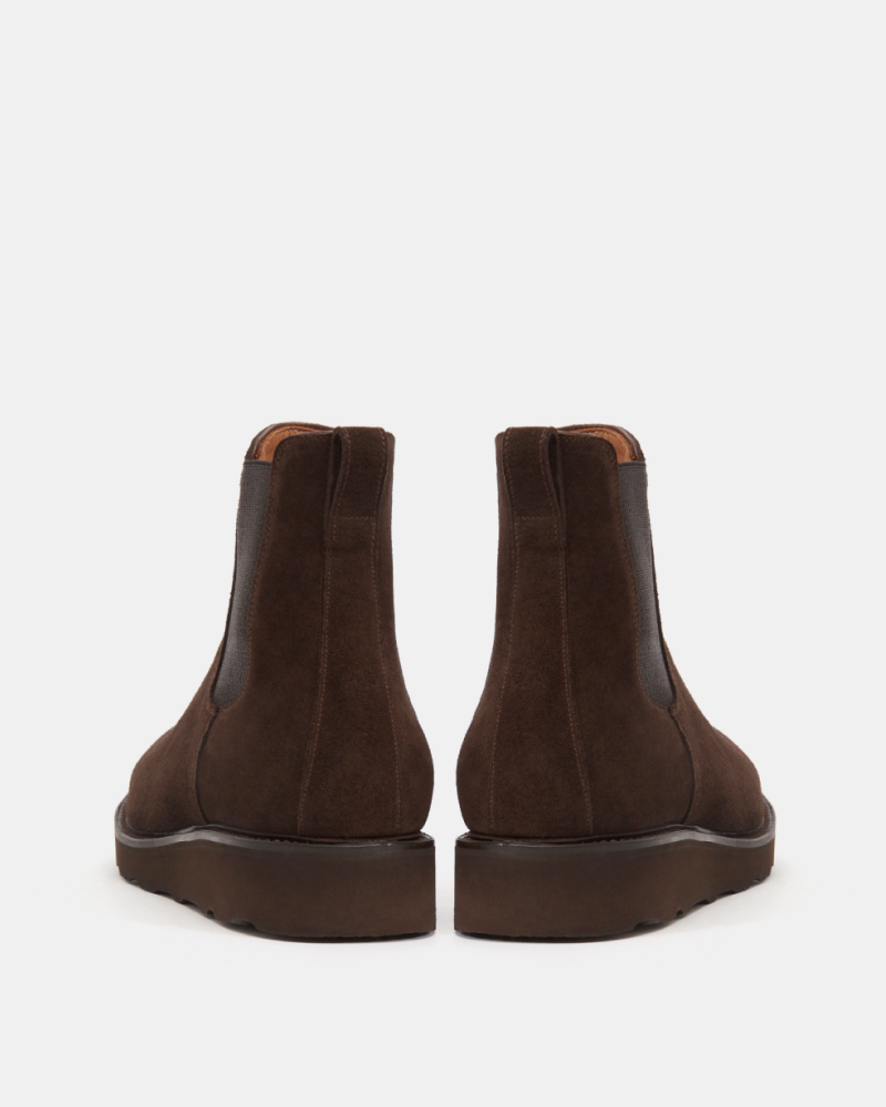 Brown Suede Lightweight Chelsea Boot