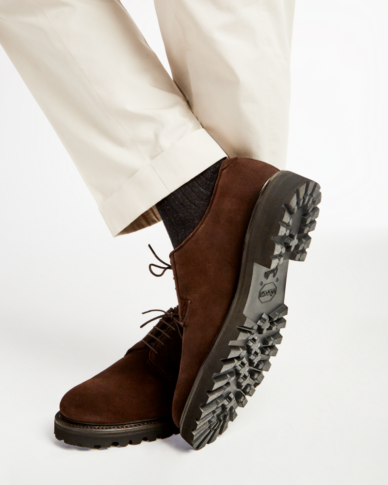 Brown Suede Derby Shoe 9.5 UK 10.5 US