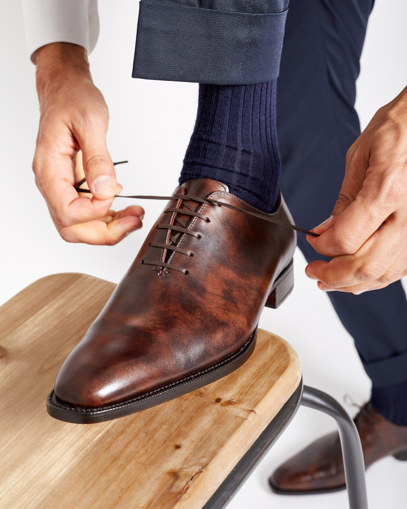Museum Brown Wholecut Oxford Dress Shoe 6.5 UK / 7.5 US Museum Brown Wholecut Oxford Dress Shoe 6.5 UK / 7.5 US