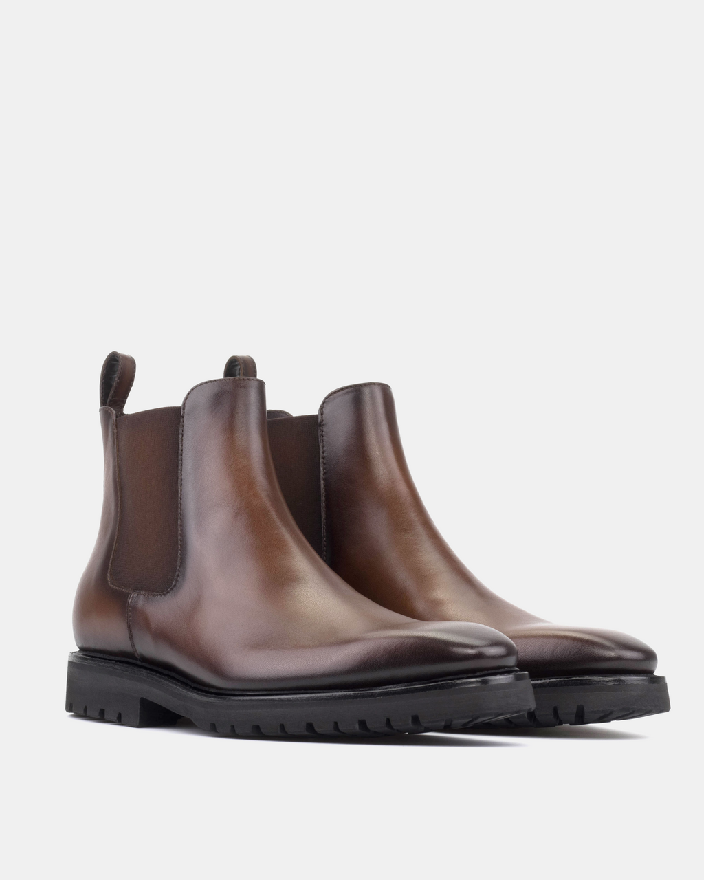 [SALE] - Bennett Brown Calf with Commando Soles - 722