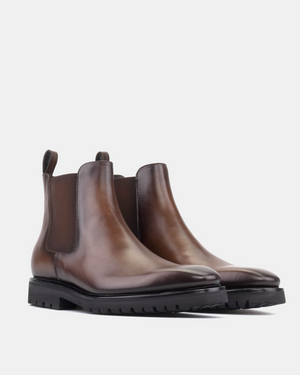 Bennett Brown Calf with Commando Soles - 722