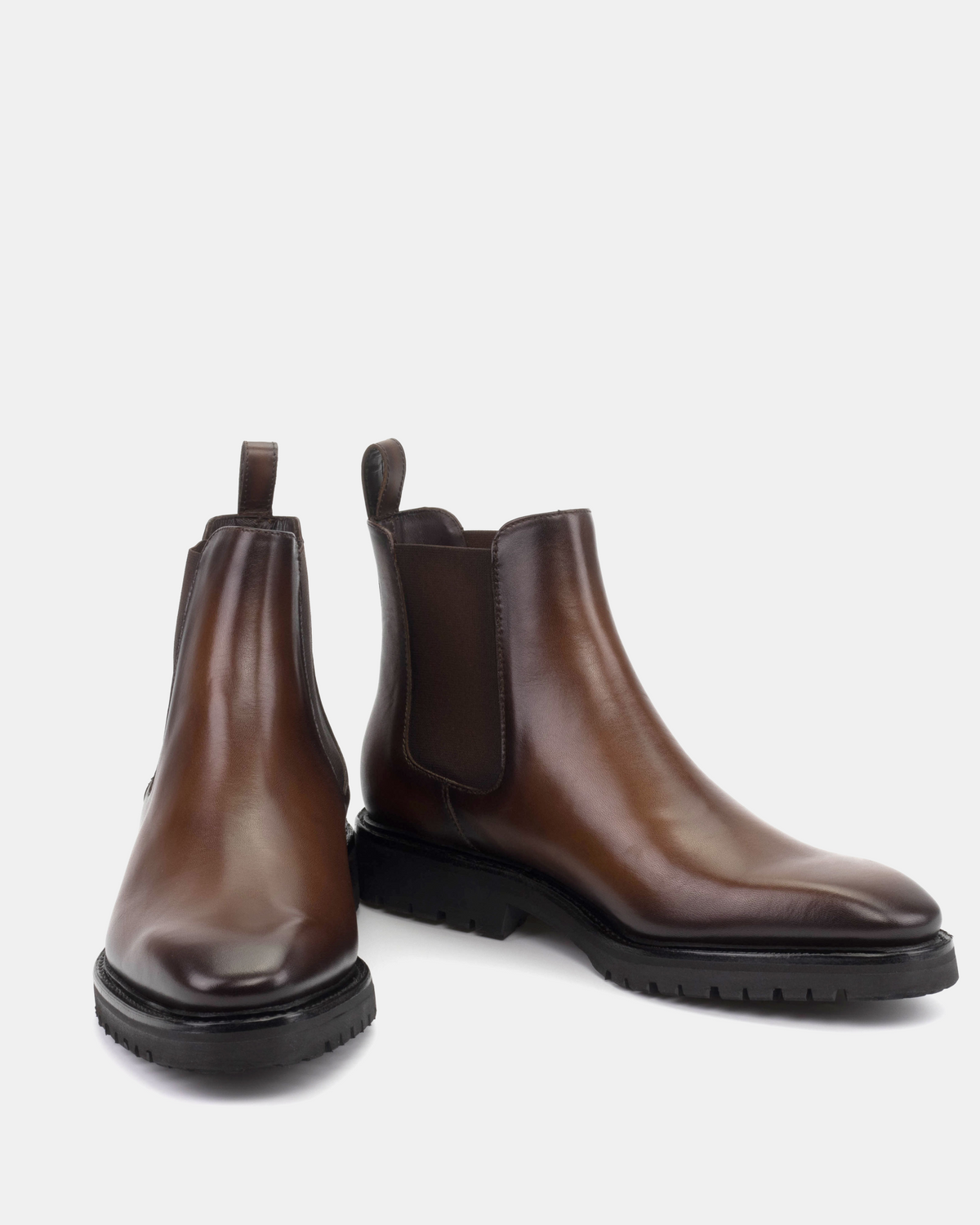 Bennett Brown Calf with Commando Soles - 722