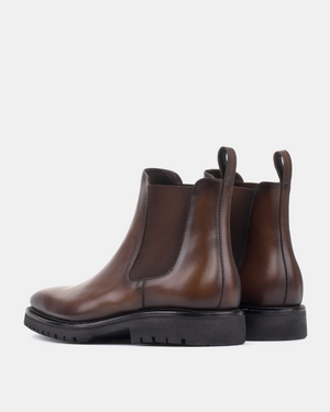 Bennett Brown Calf with Commando Soles - 722