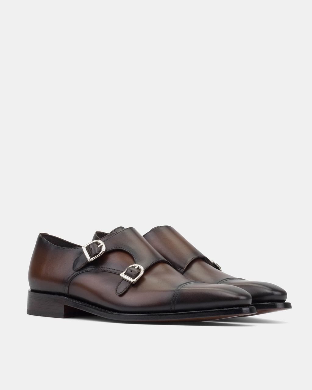 [SALE] - Francis Brown Double Monk Strap - 722