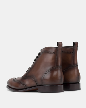 John Brown Wingtip Brogue Boot - 675
