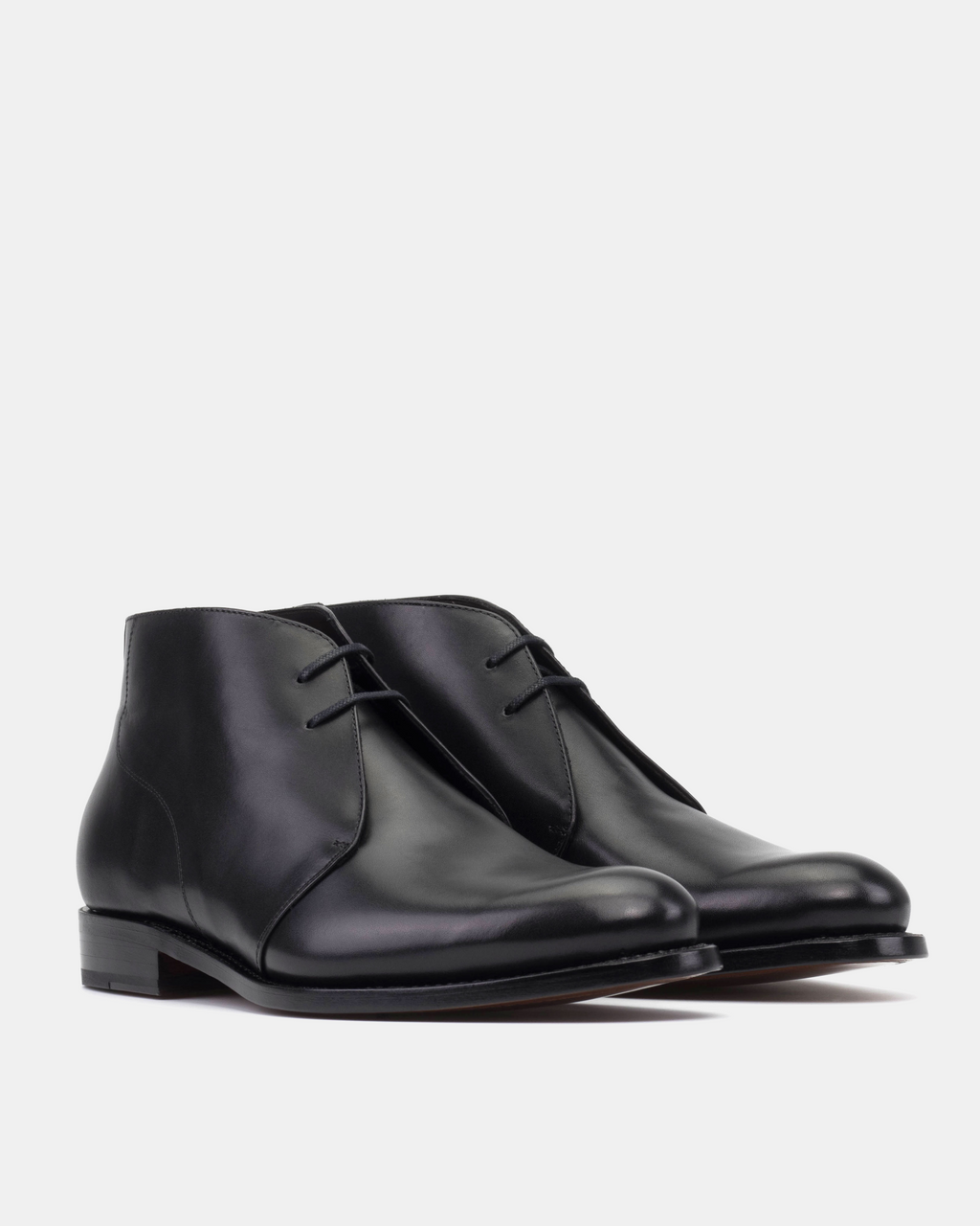 [SALE] - Black Chukka with Half-Rubber Soles - 675