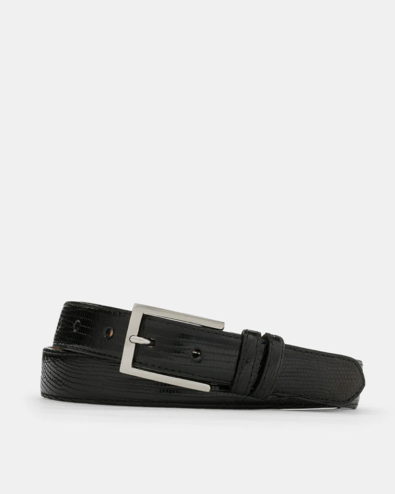 Classic Lizard Belt in Black